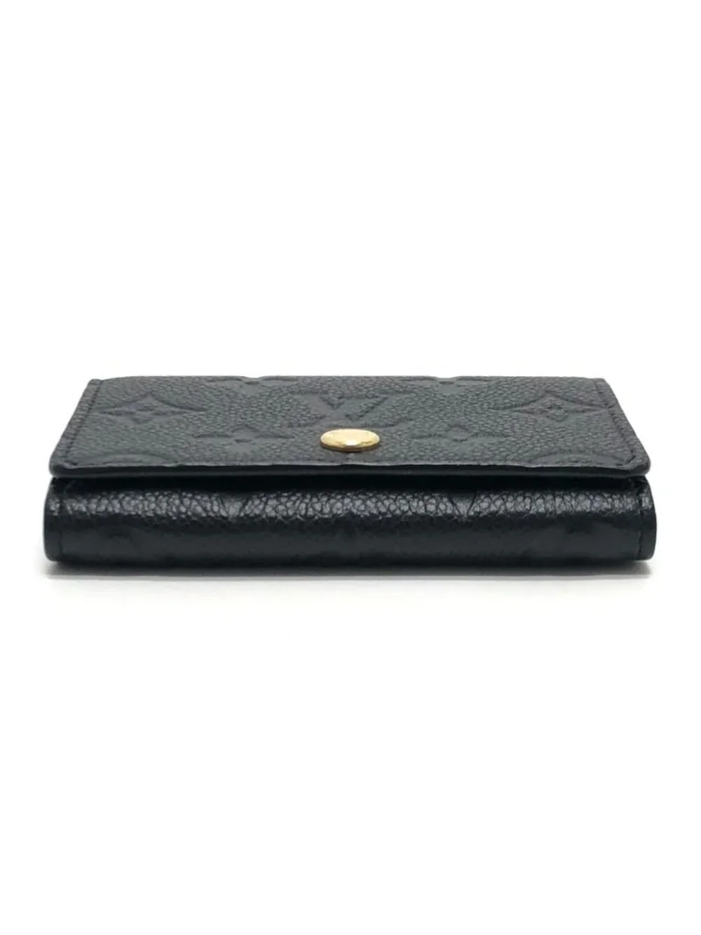 Louis Vuitton Card Case Business Holder Monogram Empreinte Leather Black